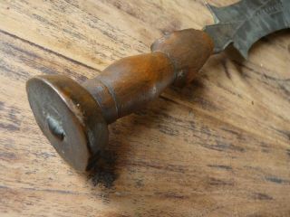 Antique/Old African Tribel Short Sword Luba Tribe Colonial Belgian Congo DRC 3