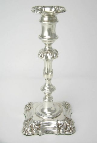 Sterling silver William IV candlesticks Henry Wilkinson 1837 England 3