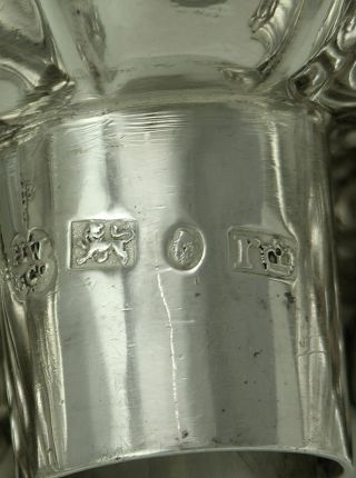 Sterling silver William IV candlesticks Henry Wilkinson 1837 England 7