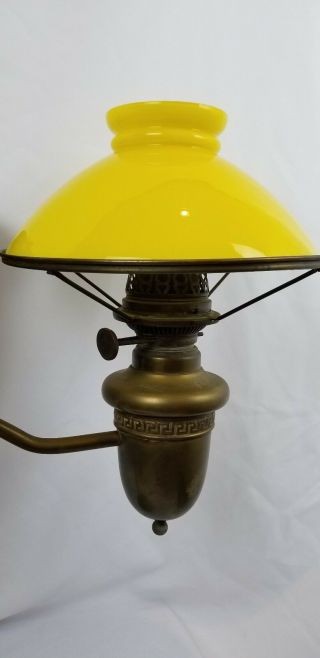 RARE Antique B&H Bradley Hubbard Oil Lamp Converted Electric 6