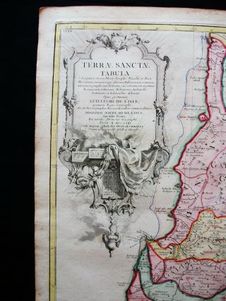 1778 ZANNONI - rare map: ASIA MINOR,  NORTH ISRAEL,  MIDDLE EAST,  PALESTINE BEIRUT 3