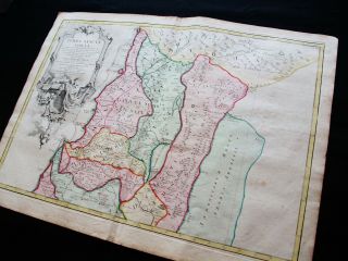 1778 ZANNONI - rare map: ASIA MINOR,  NORTH ISRAEL,  MIDDLE EAST,  PALESTINE BEIRUT 4