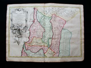 1778 ZANNONI - rare map: ASIA MINOR,  NORTH ISRAEL,  MIDDLE EAST,  PALESTINE BEIRUT 5