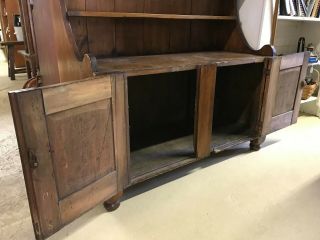Antique Primitive Dry Sink Cabinet Two Door Two Drawer 3