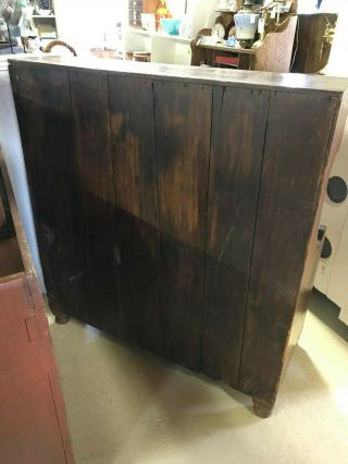 Antique Primitive Dry Sink Cabinet Two Door Two Drawer 8