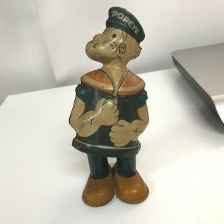 Chein & Co.  1932 Antique Metal/tin Popeye Wind Up Toy