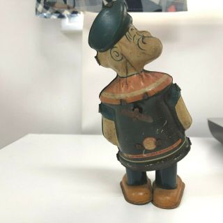 Chein & Co.  1932 Antique Metal/Tin Popeye Wind Up Toy 3