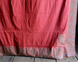 Antique Victorian Paisley Wool Shawls Piano Shawl Cutter Fabric 11
