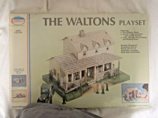 Vintage Amsco The Waltons Playset The Walton’s Home 1974 Still