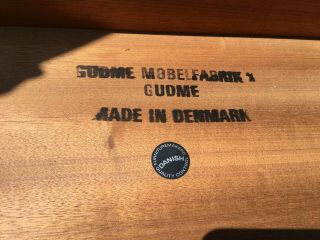 Vintage Danish Modern Teak Dining Table w/ 10 (Ten) Chairs Gudme Wegner Era 12