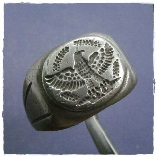 Aquila - Eagle Ancient Military Legionary Silver Roman Ring Ii 14,  17g