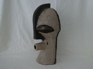 Vintage African Tribal Art Wooden Mask 8