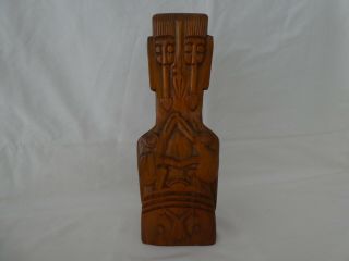 Vintage Rapa Nui Easter Island Wooden Moai Carving Polynesia 6