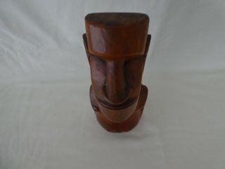 Vintage Rapa Nui Easter Island Wooden Moai Carving Polynesia 9