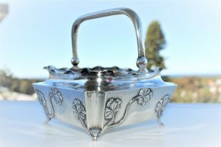 Russian Sterling Silver Suger Basket 84 Silver Rare Style