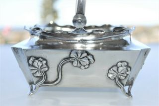 RUSSIAN STERLING SILVER SUGER BASKET 84 SILVER RARE STYLE 6