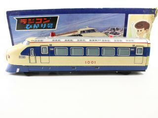 Vintage Trade Mark Tm Radicon Hikari Monorail Type Train Japan Tin Battery Toy 1