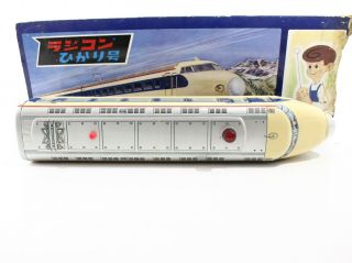 VINTAGE TRADE MARK TM RADICON HIKARI MONORAIL TYPE TRAIN JAPAN TIN BATTERY TOY 1 4