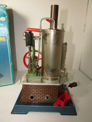 Wilesco D 45 Dampfmaschine Steam Engine Made In West Germany 6