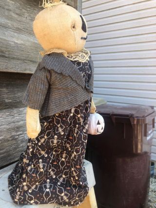 Primitive Halloween Fall Pumpkin Doll Twyla Twinkle 5