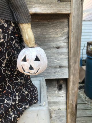 Primitive Halloween Fall Pumpkin Doll Twyla Twinkle 6