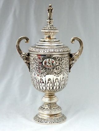 Silver Trophy 1908.  Liverpool City & Royal Liverpool/manchester/wakefield Crests