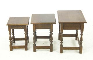 Side Tables,  Nesting Tables,  Antique Tables,  Antique Furniture,  B982 4