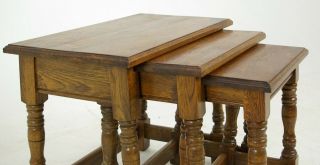 Side Tables,  Nesting Tables,  Antique Tables,  Antique Furniture,  B982 5