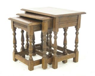 Side Tables,  Nesting Tables,  Antique Tables,  Antique Furniture,  B982 7