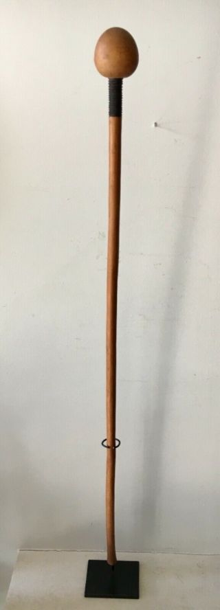 Tsonga Club / Staff From Mozambique - African Ethnic Tribal Zulu Cane Spear