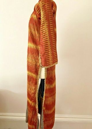 istalifi: A gorgeous antique Syrian / Ottoman silk Ikat kaftan robe circa 1900. 6