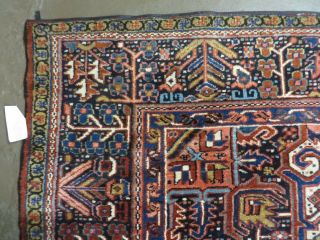 9 ' X 12 ' Antique Hand Made Persian Heriz Serapi Wool Rug Decorative Organic 8