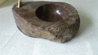 VINTAGE WW2 BRISTOL BEAUFIGHTER BRASS AIRPLANE ON CHUNKY HEAVY MARBLE ASHTRAY 5