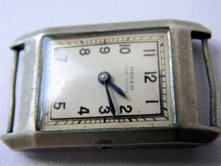 VINTAGE ART DECO DESIGN SWISS MADE ROLCO ROLEX JAMES WALKER 15 RUBIS WRISTWATCH 3