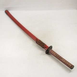 H813: Real Old,  High - Class Japanese Sword Mountings Koshirae For Long Katana