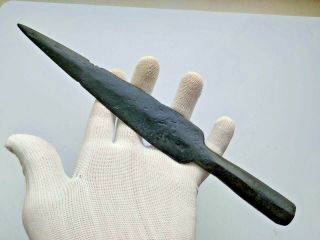 Ancient Iron Spear Of The Scythians Very Rarely