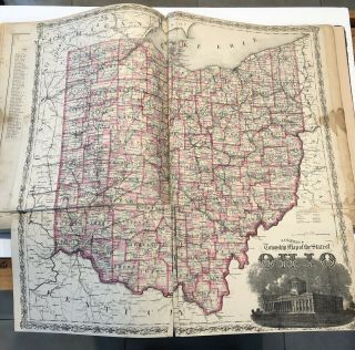 OH Ohio Brown County Ripley Georgetown Sardinia Aberdeen 1876 Atlas Map Book 12