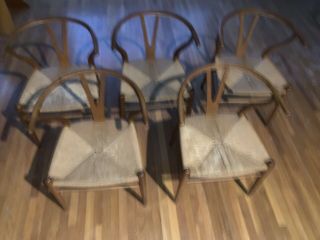 Hans wegner 1960s Wishbone Chairs 6
