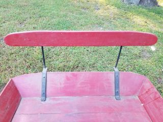 Vintage Wooden Seat for Wagon Antique Horse Carriage Buckboard Springs 9