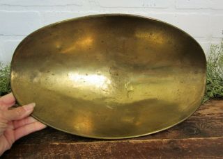 Vintage General Store Gold Brass Scale Pan Tray Candy Hardware 15 