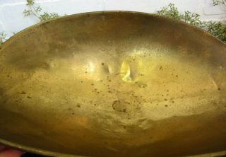 Vintage General Store Gold Brass Scale Pan Tray Candy Hardware 15 
