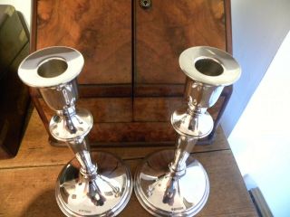 Sterling Silver Candlesticks,  Carrs of Sheffield 2003 2