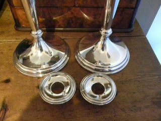 Sterling Silver Candlesticks,  Carrs of Sheffield 2003 3