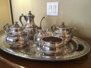 Gorham (Whiting Manufacturing Sterling Silver Tea Service - ANTIQUE 2