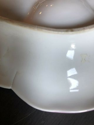 Four Antique Porcelain Oyster Plates Germany C.  Tielsch & Co. 4