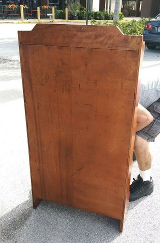 Vintage Maple Wood Book Case 4 ' tall x 26 