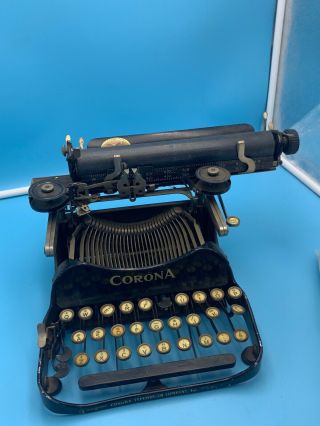 Vintage Corona Model 3 Typewriter Does Need For Decoration