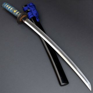 Authentic Nihonto Japanese Samurai Katana Sword Wakizashi W/koshirae Antique Nr