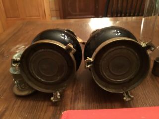 Rare French Oil Lamps from 1880 no chips or cracks on these lamps 11