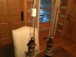 Rare French Oil Lamps from 1880 no chips or cracks on these lamps 3
